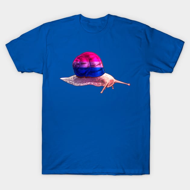 Bisexual Snail T-Shirt by Merdet